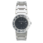 ブルガリ ブルガリブルガリ 腕時計 BB26SS クオーツ ブラック文字盤 ステンレススチール レディース BVLGARI 【中古】